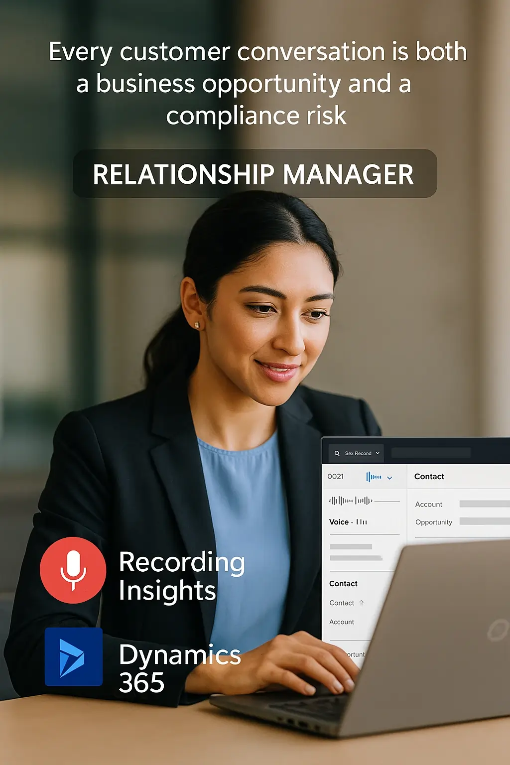 Recording Insights × Dynamics 365 for Relationship Managers